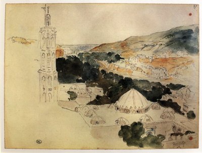 Morocco by Ferdinand Victor Eugene Delacroix